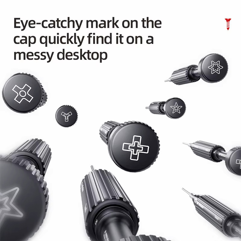Qianli iwhale Drehmoment-Schraubendreher-Set für Reparaturen mit Phillips, Tri-Point, Pentalobe und Torx Bits - Bild 2
