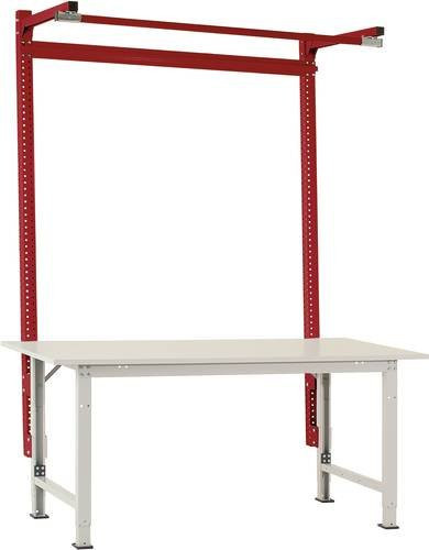 Manuflex Aufbauportal AS1601.3003 mit Ausleger für PACKPOOL Standard in Rubinrot RAL 3003, Breite: 150 cm - Bild 1