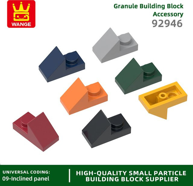 Wange 237-teiliges Set Slope 45 ° 2 x 1 Block Bunt / Mehrfarbig - Bild 1