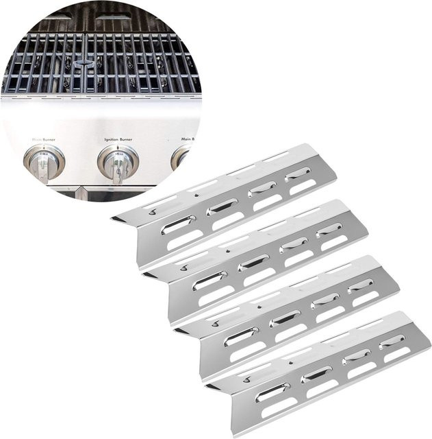 Kesoto 4er Set Edelstahl BBQ Wärmeplatten Abdeckung für Grill und Grillzelt - Bild 1