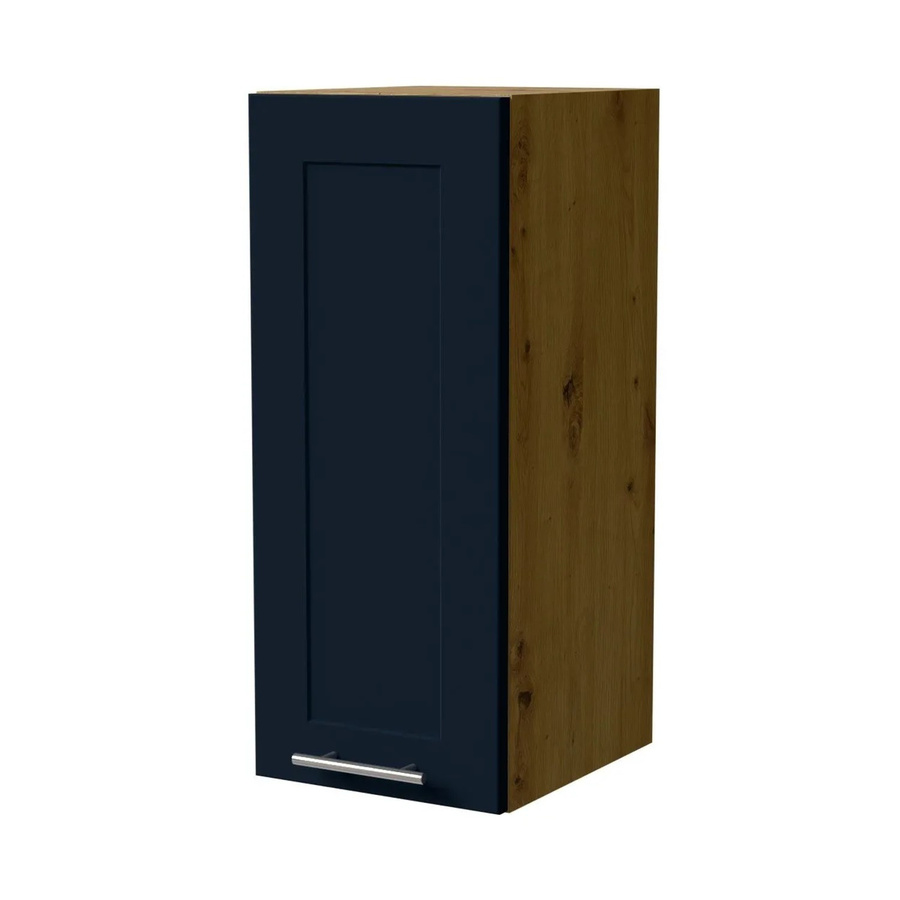Feldmann-Wohnen Hängeschrank Oslo W2/30 in Eiche Artisan und Indigo Matt mit Soft-Close-Türen, B/T/H: 30 x 32,5 x 72 cm - Bild 2