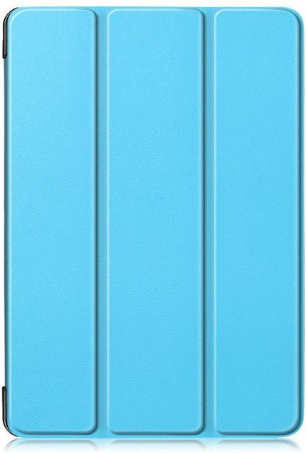 Apple iPad Schutzhülle aus hartem PC und Leder mit Standfunktion in Himmelblau für iPad 7, 8, 9 und 10. Generation - Bild 1