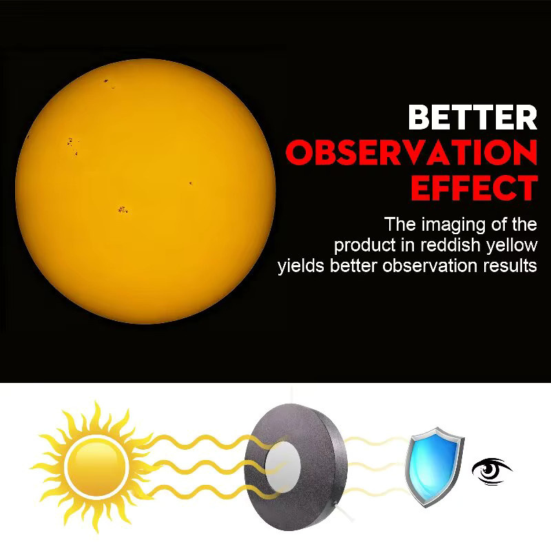 Datyson verstellbarer Solarfilter für astronomische Teleskope mit einem Außendurchmesser von 160–240 mm - Bild 4