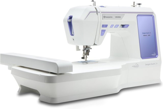 Husqvarna Viking Designer Quartz 29 Näh- und Stickmaschine in Weiß - Bild 1