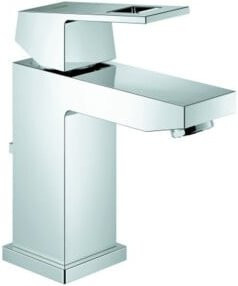 Grohe Waschtisch-Einhebelmischer Eurocube S-Size mit Ablaufgarnitur in Chrom - Bild 1