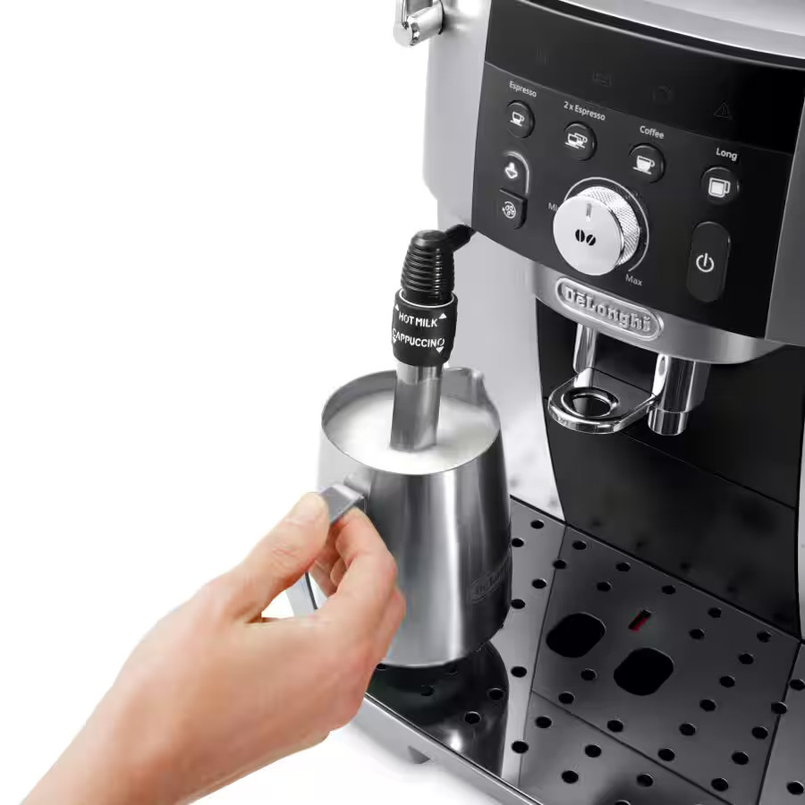 De'Longhi Magnifica S Smart ECAM250.23.SB Kaffemaschine in Silber mit integriertem Mahlwerk für die Tischaufstellung - Bild 3