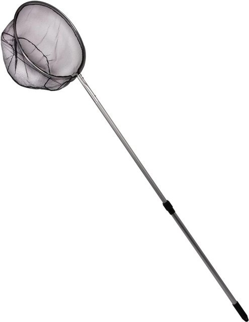 Wagner GREEN Teichkescher mit Teleskopstange, feinmaschig und rund, Durchmesser: 35 cm, Teleskopstange: 80 bis 140 cm - Bild 1