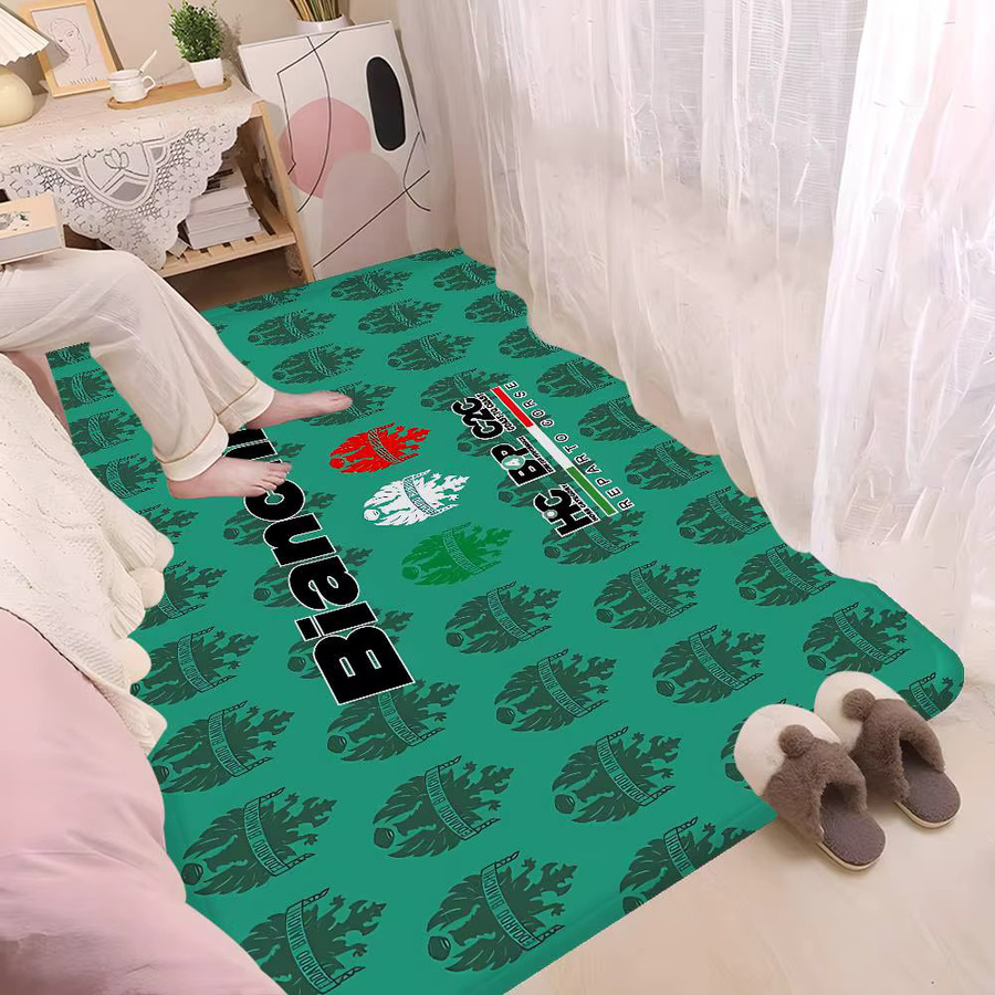 Bianchi Bodenteppich im nordischen Stil mit Grafik-Design, grün, rechteckig, Breite: 60 cm, Tiefe: 60 cm - Bild 2