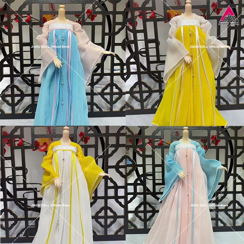 JIAOU DOLL Hanfu Kleid, chinesischer Stil, Kleidung für 30 cm Puppe, Zubehör - Bild 3