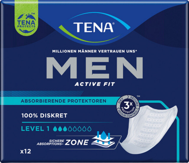 TENA Men Level 1 Protektor Diskret, Herren, 12 Stück - Bild 1