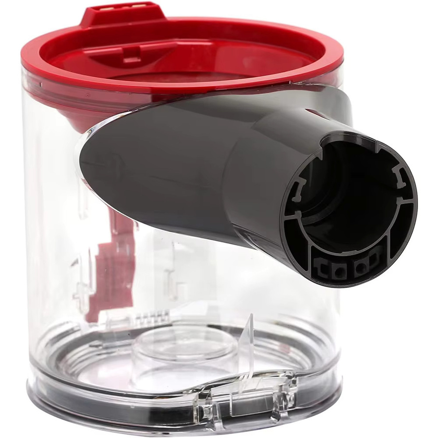 Dyson Staubeimer Staubbecher mit Dichtung und Abdeckung für V7 V8 Staubsauger, transparent, B/T/H: 20,0 x 13,0 cm - Bild 2
