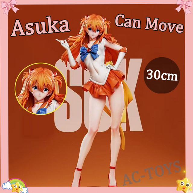 EDS Studio Evangelion Asuka Figur Sailor Venus Ver., Actionfigur, 30cm - Bild 1