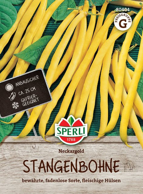 SPERLI Stangenbohnen-Samen Neckargold - Bild 1