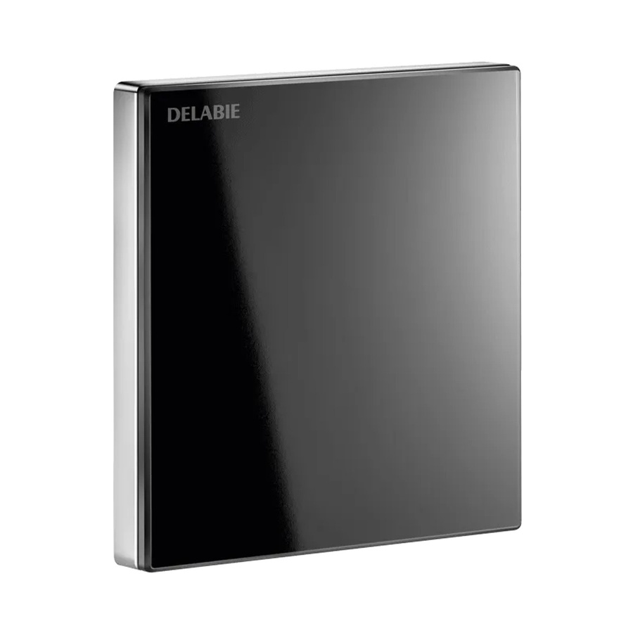 Delabie TEMPOMATIC 4 UP Urinalspüler in Schwarz mit Glasoberfläche und 6V Batterie Set, Unterputz-Ausführung - Bild 2