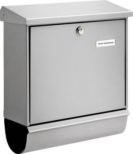 Burg Wächter COMFORT-Set 91300 SI Briefkasten aus Stahlblech in Silber - Bild 1