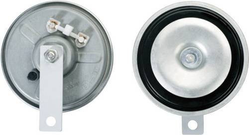 Hella Tiefton Einzelhorn 24V in Silber 3BA 002 768-382 - Bild 1