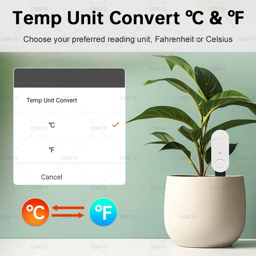 Tuya Zigbee Bodensensor in Weiß zur Messung von Temperatur, Luftfeuchtigkeit und Lichtintensität für deine Gartenautomatisierung und Bewässerung - Bild 4