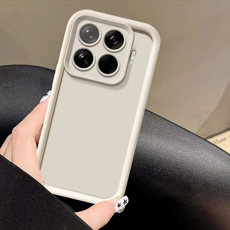 Xiaomi 15T Pro 5G Handyhülle in Schwarz mit mattem Sturzschutz und weicher Abdeckung - Bild 3