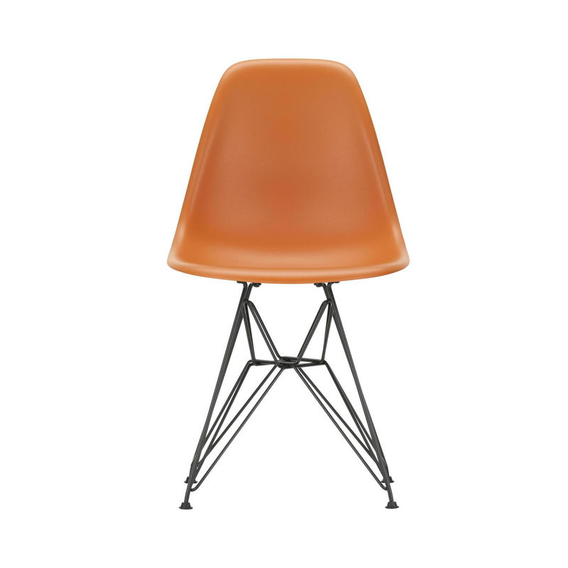 Vitra DSR Eames Plastic Side Chair aus Polypropylen in Orange matt - Bild 3