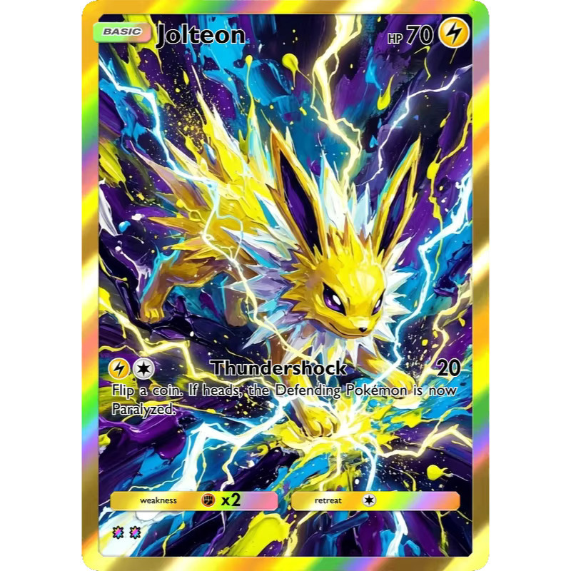 Pokémon Eevee Flareon Vaporeon Jolteon Sylveon Holo-Anime-Sammelkarten - Bild 2