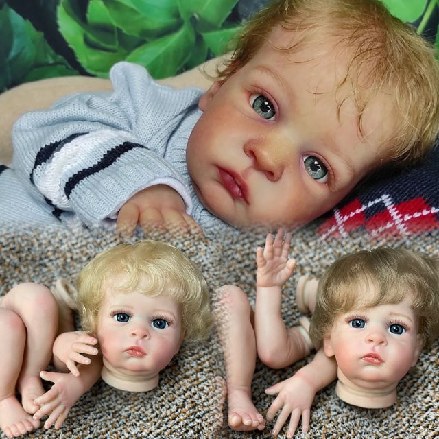 AnjoDoll Oskar Reborn Baby Doll Kits, Puppe, Mehrfarbig - Bild 1