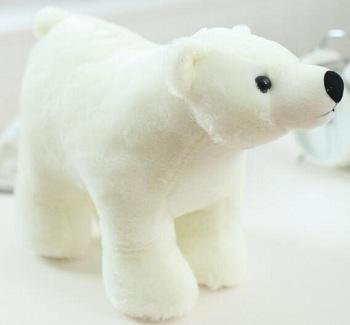 Yiran toy Weißer Eisbär Plüschtier, 45cm - Bild 1