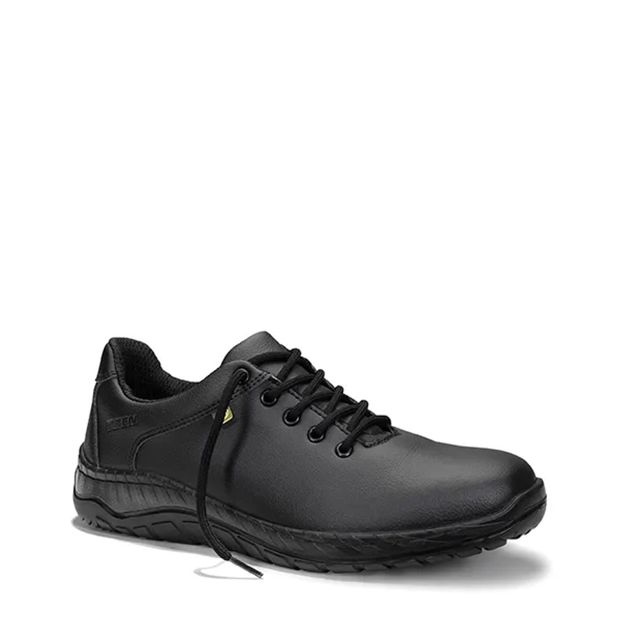 Elten Berufshalbschuh Marc Black Low ESD O2 aus Mikrofaser in Schwarz Größe 47 - Bild 2