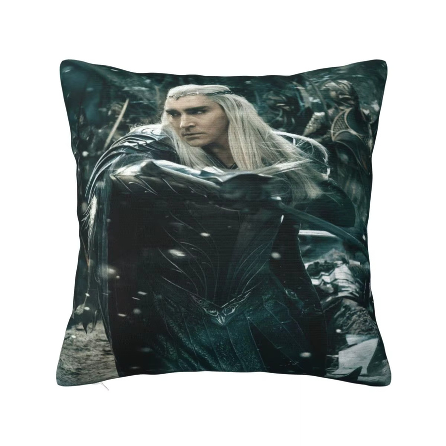 Kissenbezug mit Lee Pace Motiv von CHAMPRINT in Schwarz, B/B/B: 30 x 30 x 30 cm - Bild 2