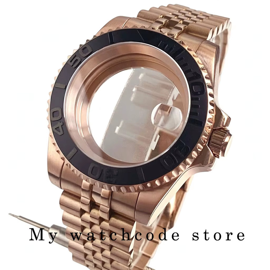 tandorio Uhrengehäuse Edelstahl, Roségold, 40 mm, Herren - Bild 2