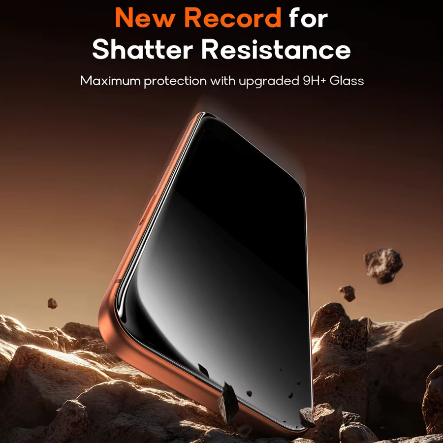 NNBILI 2er-Pack Sichtschutz aus gehärtetem Glas für iPhone 17 Pro Max und iPhone 17e, transparent, inklusive Installationskit und Auto-Ausrichtungs-Kit - Bild 4