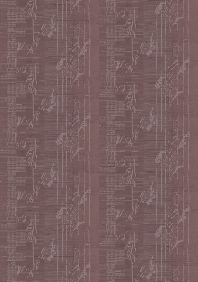 Élitis Tapete Shinrin RM 1084 54 in Braun mit botanischem und abstraktem Design - Bild 1