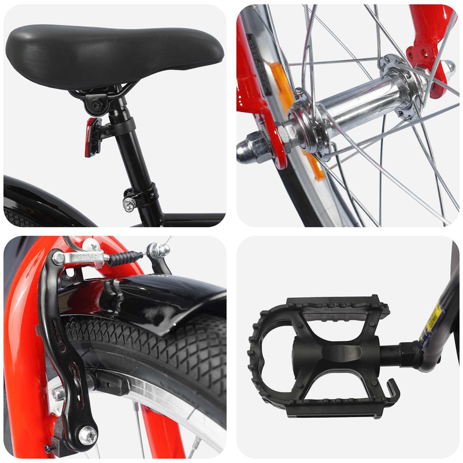 vidaXL Kinderfahrrad 20 Zoll Schwarz für 6-11 Jahre - Bild 2