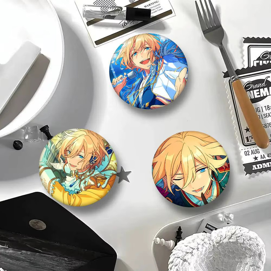 bilibili Ensemble Stars Eichi Tenshouin Spiel-Abzeichen, Pin-Brosche-Anstecker, 1-teiliges Set - Bild 3