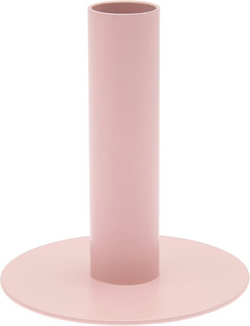 Rico Design Kerzenständer aus Metall in Rosa für Stabkerzen und Spiralkerzen, Höhe: 10 cm - Bild 1