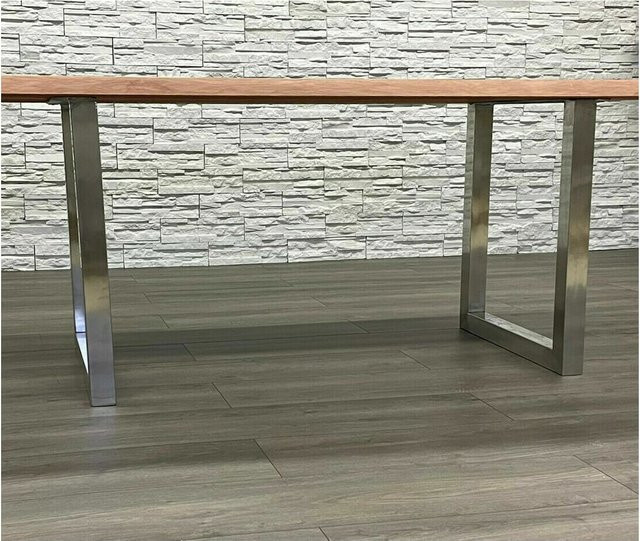 Sedex Tischuntergestell in U-Form aus Eisengestell in Silber - Bild 1