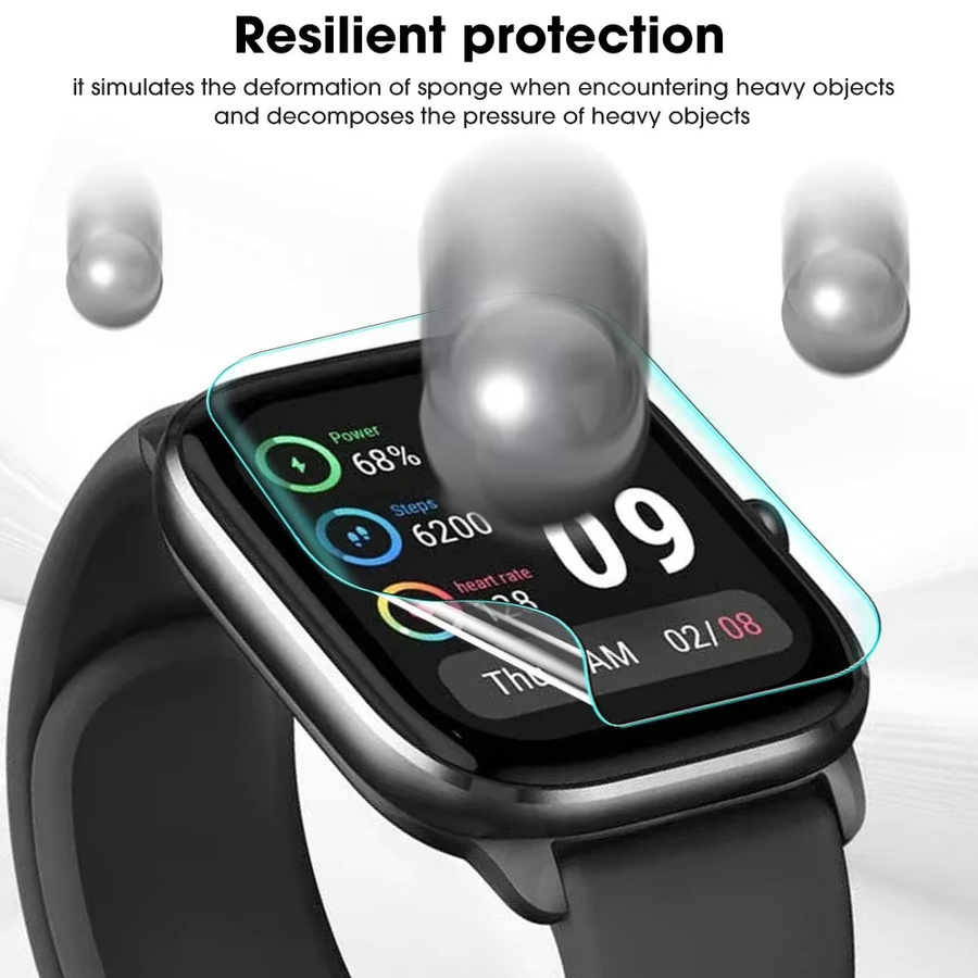 Xiaomi Band 8 Active Hydrogel Schutzfilm Transparent Vollständige Abdeckung für Xiaomi Mi Band 9 Active Zubehör - Bild 2