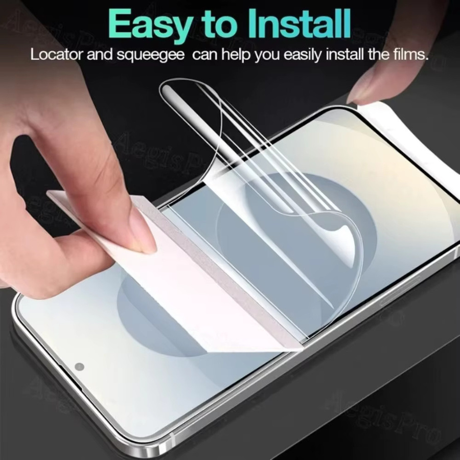 4 Stück HD Hydrogel Displayschutzfolie für Samsung Galaxy S21 S23 S24 FE S25 Ultra Plus S25 Edge, transparent und kratzfest - Bild 2