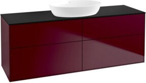 V&B Waschtischunterschrank Finion mit Wandbeleuchtung in Peony Matt, Breite: 160 cm, Tiefe: 50,1 cm - Bild 1