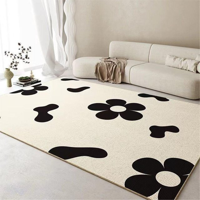 VIKAMA Wohnzimmer Teppich Blossom in Multicolour, rutschfest und wasserdicht, B/T: 160 x 120 cm - Bild 1