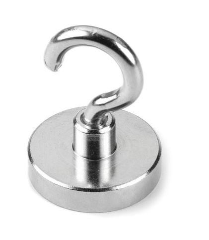 Magnetischer Kleiderhaken von BIGBOXX aus Metall in Silber Chrome - Bild 1
