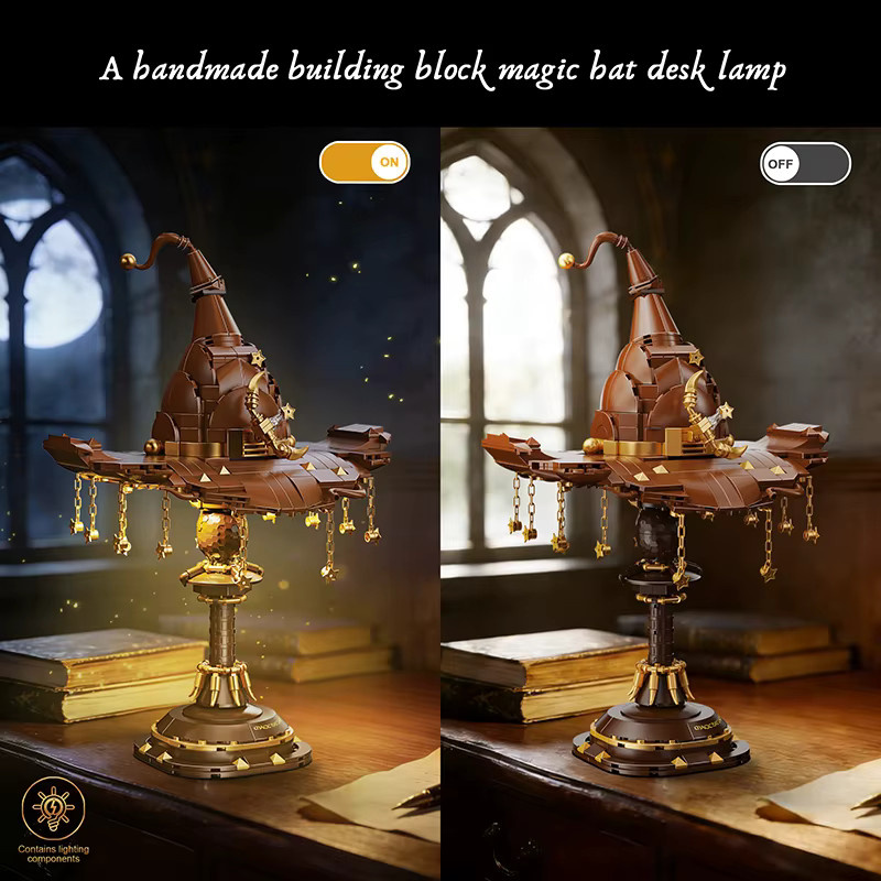 Hot Toys Harry Potter Zauberer-Hut Baustein-Set, Tischlampe, mit Lichteffekt - Bild 3