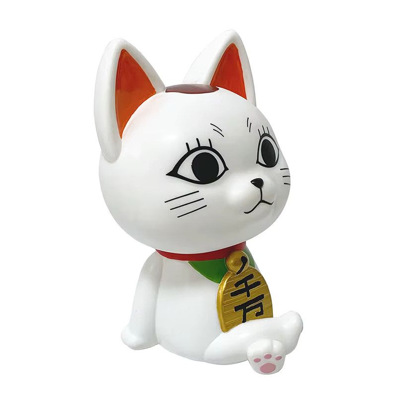 Bandai Anime Figur Turbo Oma Katze Statue aus weißem PVC, Höhe: 17 cm - Bild 2