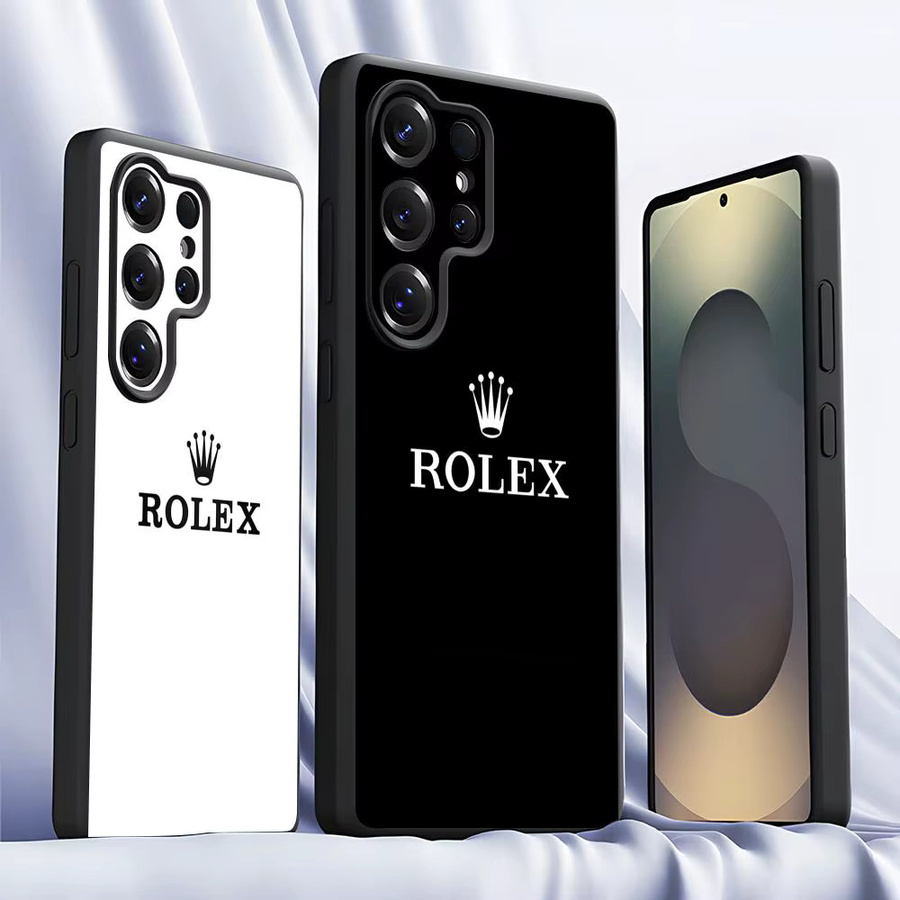 R-RolexES Luxus Handyhülle aus weichem TPU für Samsung Galaxy S20 S21 S22 S23 S24 FE Plus Ultra in Schwarz - Bild 3