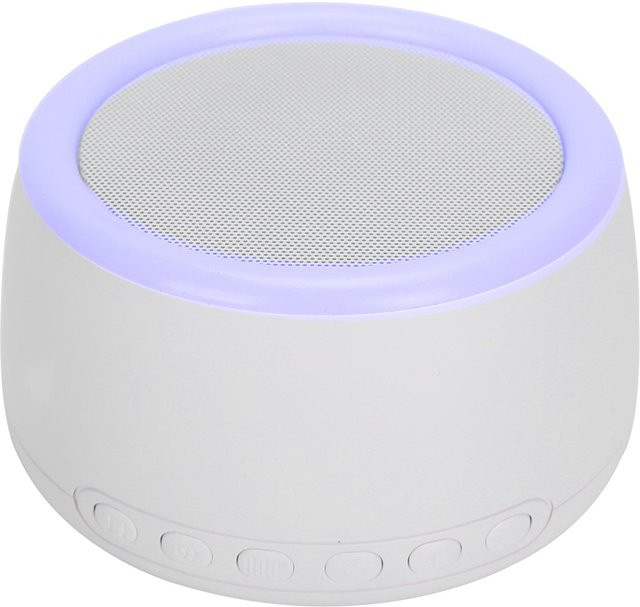 OutsideWorld Tragbares Schlafgeräuschgerät mit weißem Rauschen in Weiß, USB-Plug-In - Bild 1