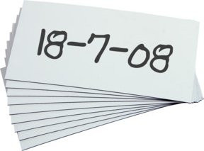 Eichner Magnet Lagerschild weiß B/H: 50 x 100 mm - Bild 1