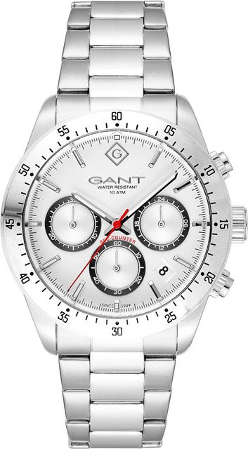 Gant Herrenuhr Chronograph, Quarz, Edelstahl, 41 mm, 10 ATM - Bild 1
