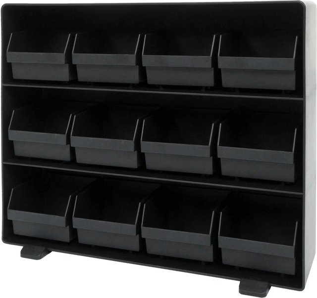 MCW Teebeutelhalter M10 Teebox mit 12 herausnehmbaren Fächern Schwarz B/T/H: 29,5 x 33 x 8 cm - Bild 1