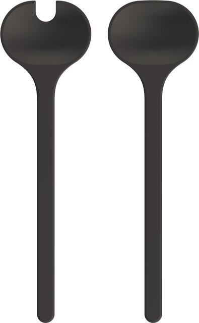 Salatbesteck SILUETA von MEPAL in Schwarz matt aus Kunststoff, Höhe: 28,5 cm, Breite: 7,9 cm, Tiefe: 2,0 cm - Bild 1