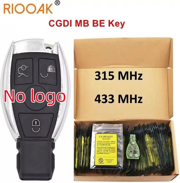 CGDI MB CG BE Key 315 MHz/433 MHz für Mercedes Benz, kompatibel mit CGDI MB Programmierer, unterstützt alle FBS3 und automatische Wiederherstellung - Bild 1