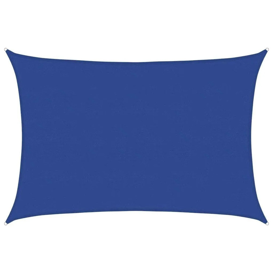 vidaXL Sonnensegel aus HDPE, rechteckig, Blau, B: 600 cm, T: 500 cm - Bild 2